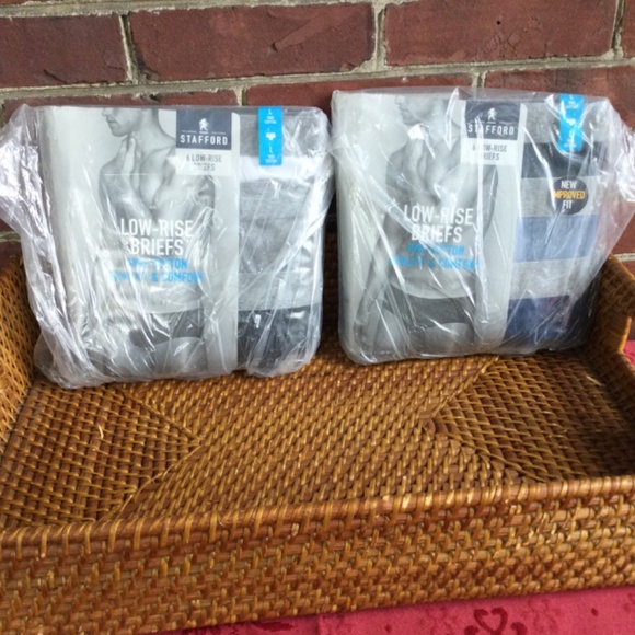 LOT OF 2 Packs of  Stafford LowRise Briefs … new in packages - Picture 4 of 7